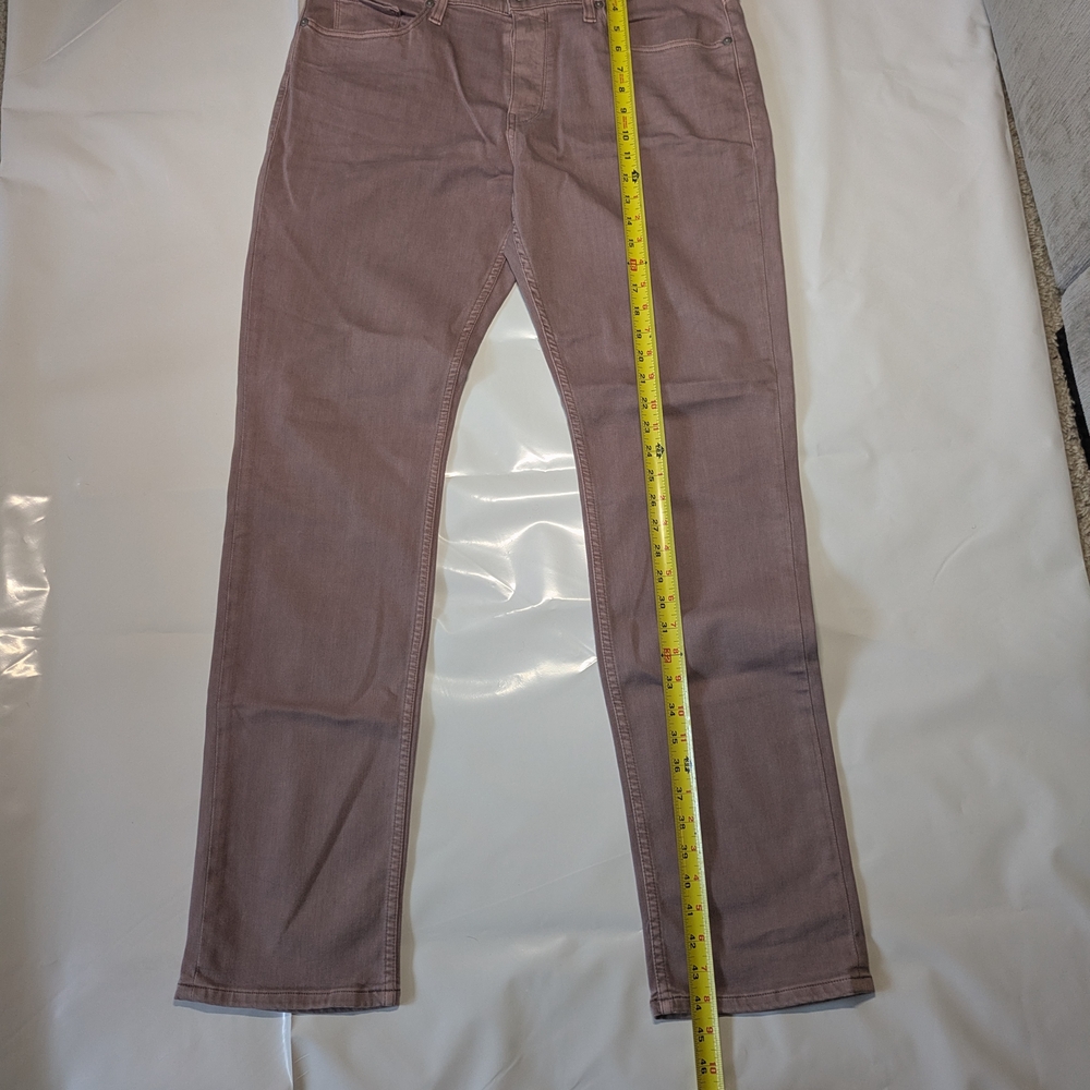PAIGE Men's Slim Straight Jeans - Brown